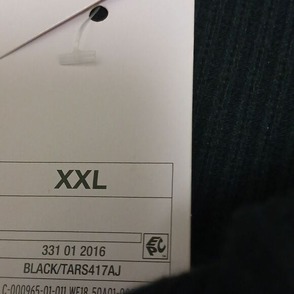 WILD FABLE Black Crop Top Double Tie Front NWT Size XXL - Picture 7 of 9